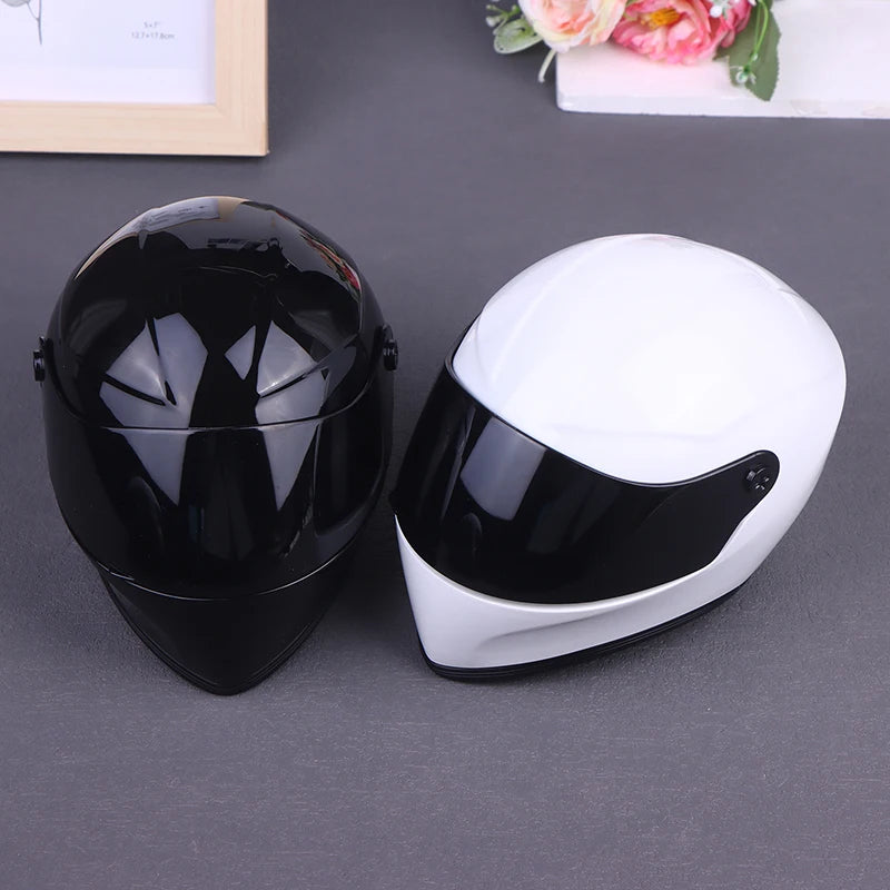 Cat Safety Helmet - Mini Motorcycle Style Pet Photo Prop & Protective Headwear