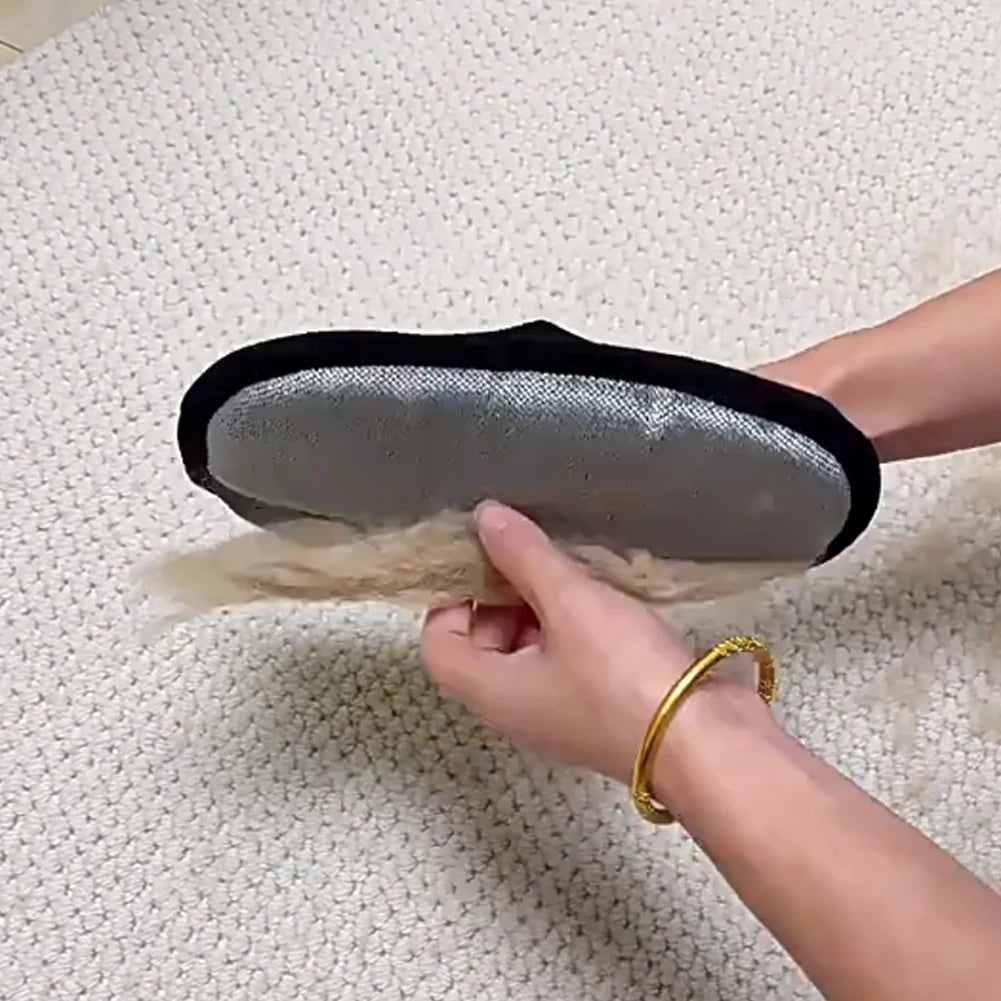 Professional Pet Hair Remover Mitt - Double-Sided Grooming Glove for Cats, Dogs & Rabbits