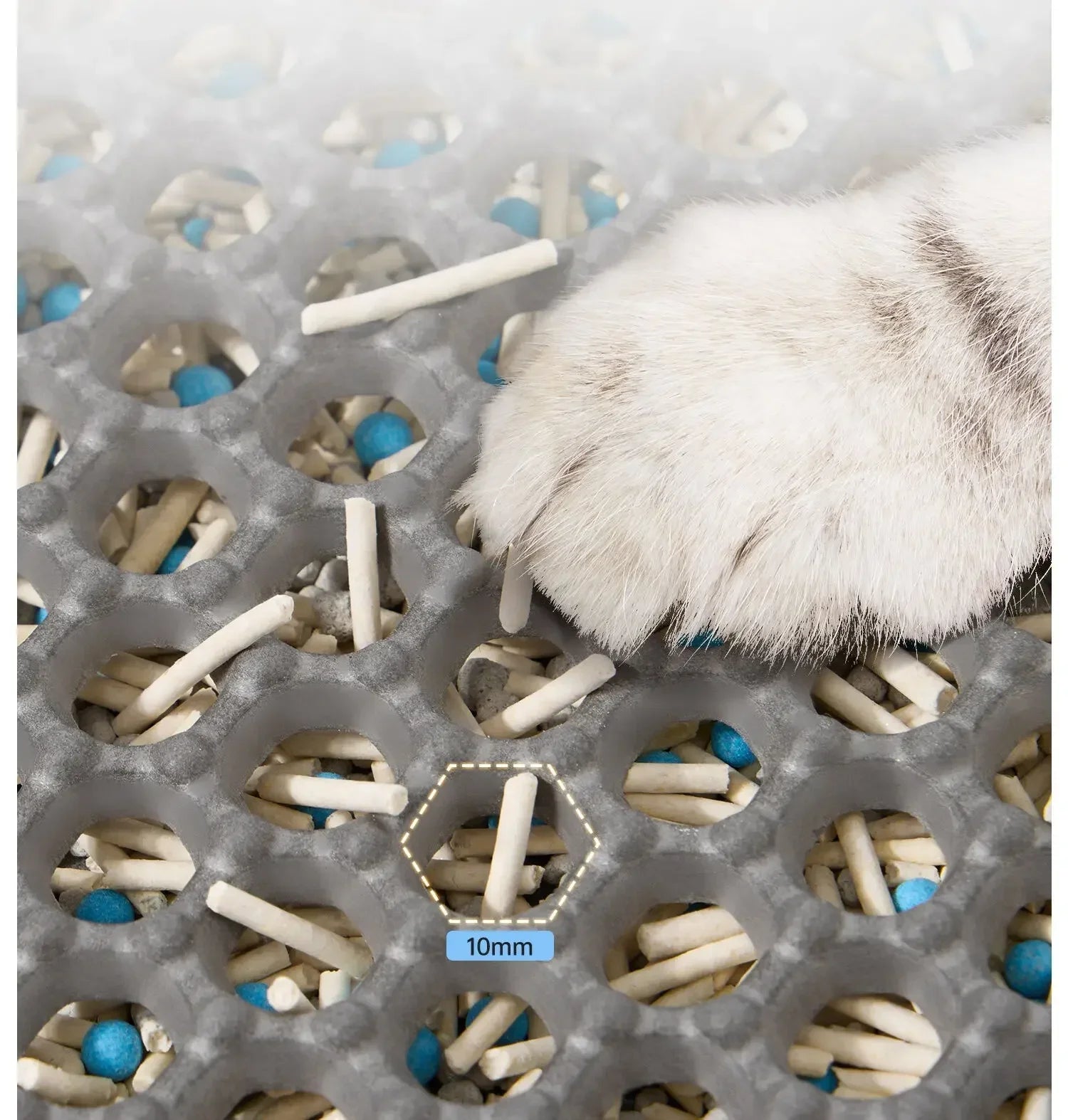 Double Layer Waterproof Cat Litter Mat 60x90cm - Anti-Slip Honeycomb Design with Easy Clean Technology