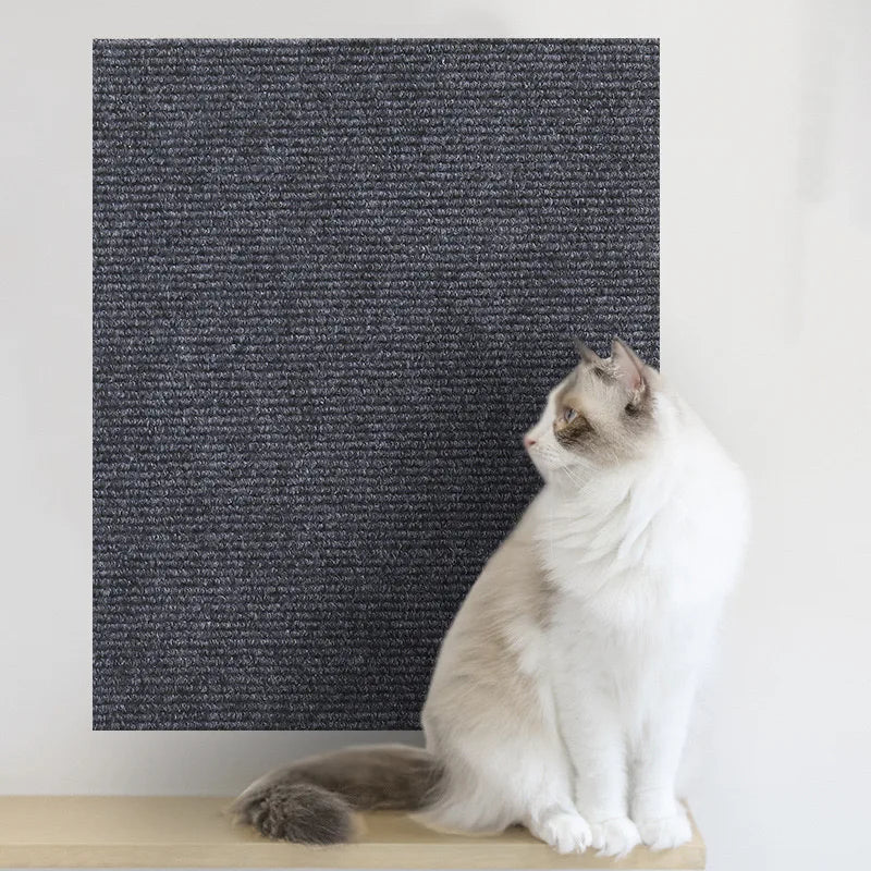 Self-Adhesive Cat Scratch Protection Mat - Trimmable Carpet Protector for Sofas and Furniture