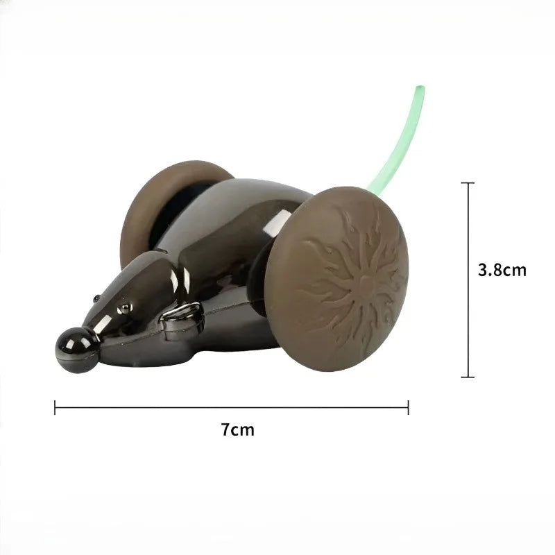 Natural Catnip Mouse Toy - Interactive Play & Entertainment for Cats