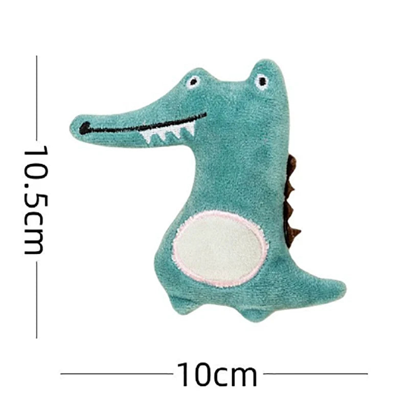 Catnip Plush Cat Toy - Soft Bite-Resistant Cartoon Animal for Dental Health, Play & Comfort
