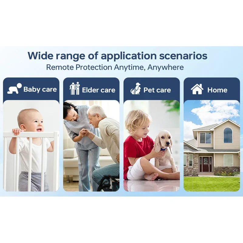 Xiaomi Mini 4K HD WiFi Security Camera - Wireless Home Monitoring with Night Vision and Motion Detection