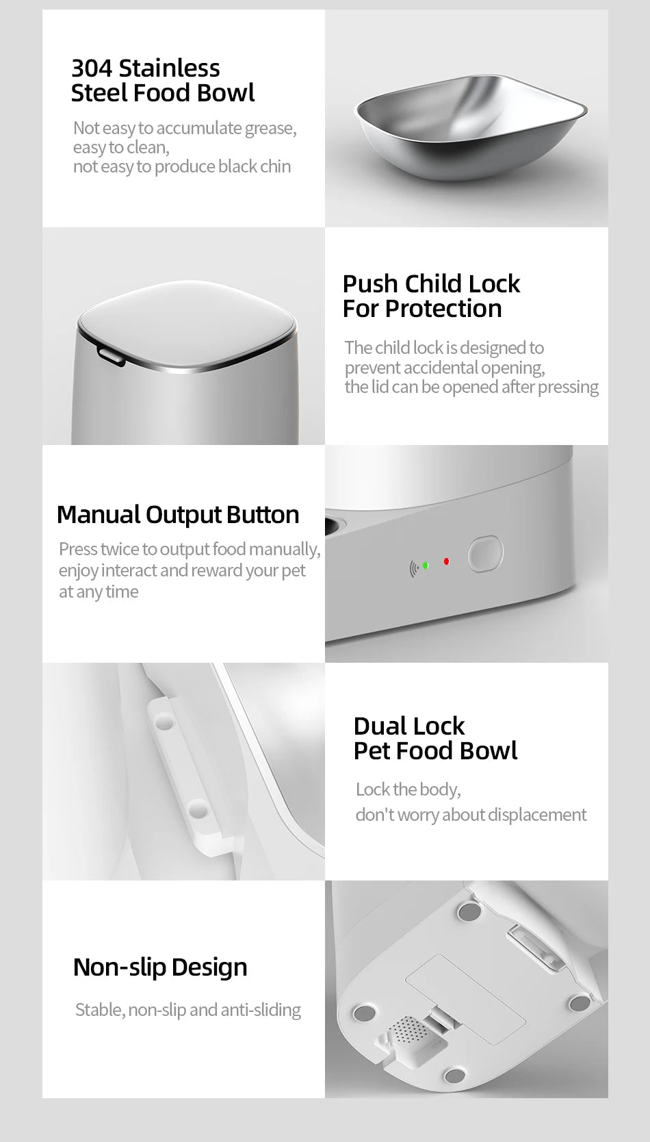 WiFi Smart Automatic Cat Feeder - 4L Capacity with App Control & Scheduled Feeding