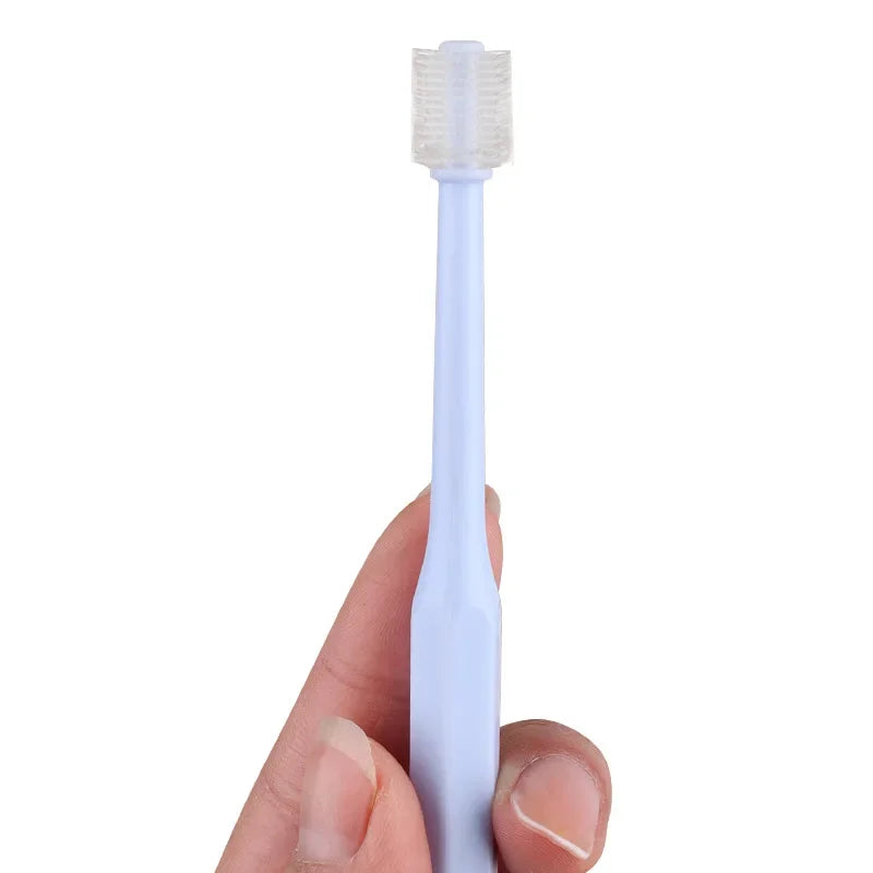 Cat Toothbrush Set with Soft Bristles - Complete Dental Care Kit for Feline Oral Hygiene