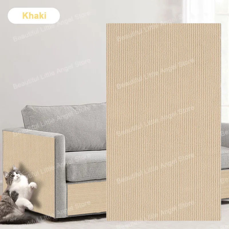 Self-Adhesive Cat Scratch Protection Mat - Furniture Guard for Sofas & Carpets | Trimmable Roll