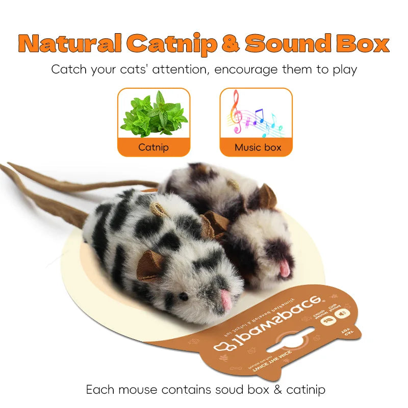 Interactive Electric Mouse Cat Toy - Realistic Moving Plush Pet Entertainment
