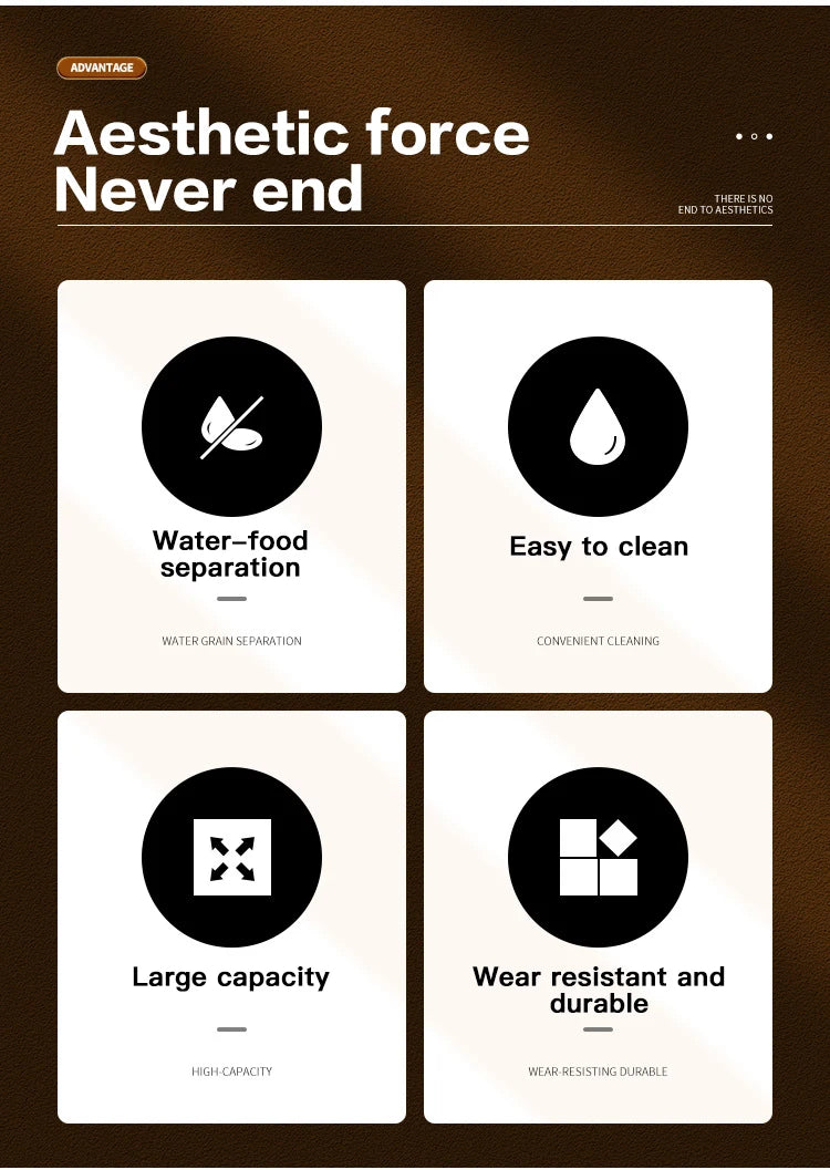 Gravity Cat Feeder and Water Dispenser Set - Automatic Food and Water Bowl with 3.8L Storage for Cats