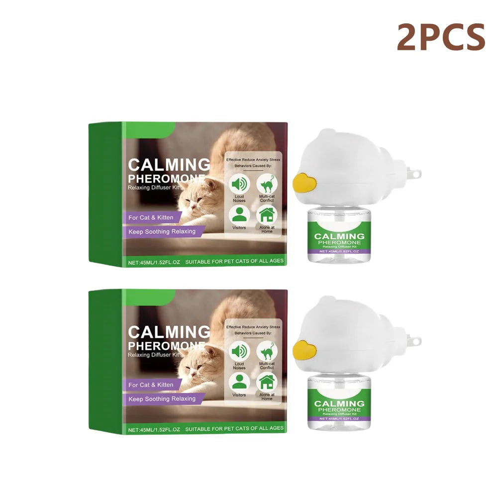 3Pcs/lot Cat Calming Diffuser Kit Refill Calming Mood Relaxing Anti Anxiety Stress Soothing Comforting Pets Pheromone