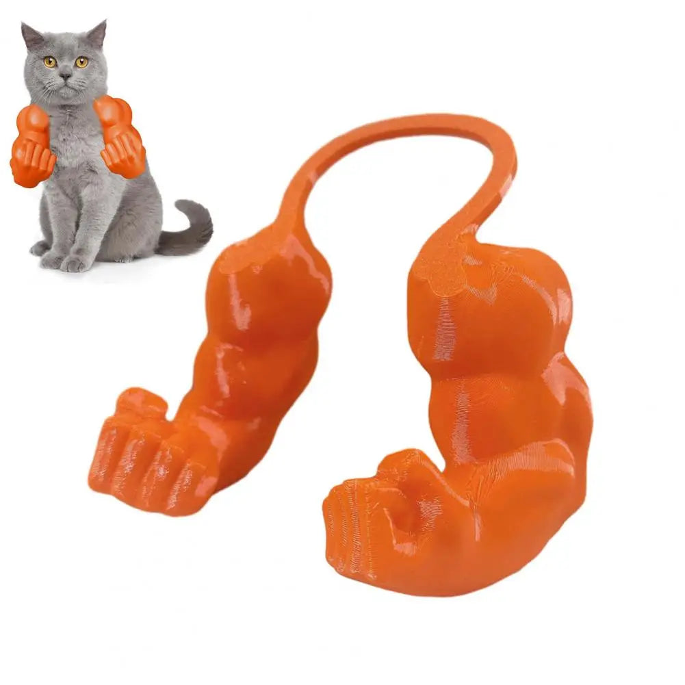 Cat Muscle Arm Costume Accessory - 3D Printed Pet Necklace for Halloween, Birthday Parties & Photo Fun