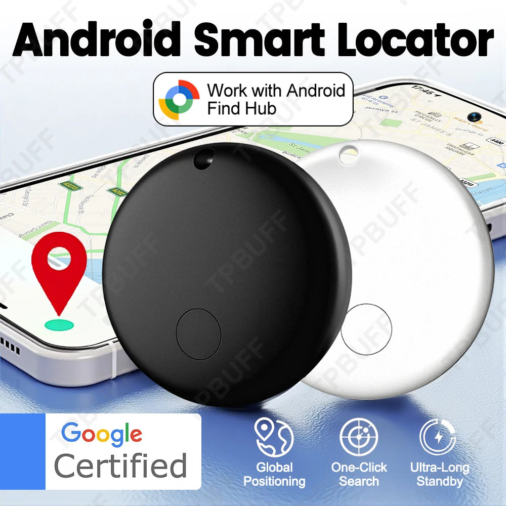 Mini GPS Pet Tracker for Cats - Real-Time Location Finder with Android & Google Compatibility