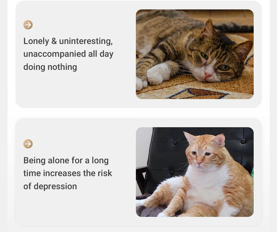 ROJECO Automatic Interactive Laser Toy for Cats - Adjustable Electric Indoor Cat Teaser with Smart Motion