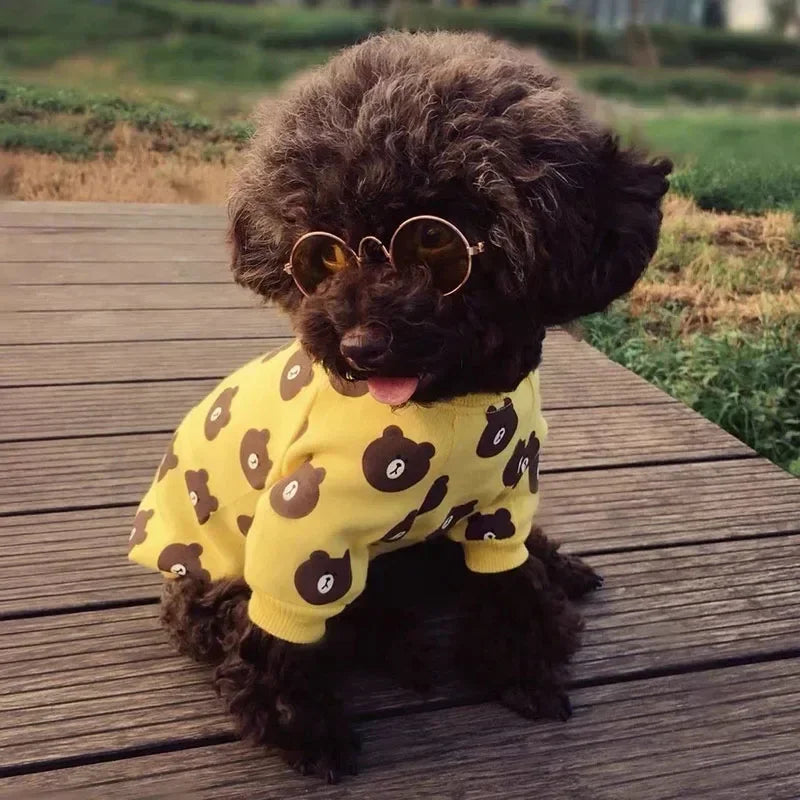 Cat Sunglasses with UV Protection - Cute Pet Photo Props for Cats & Small Dogs