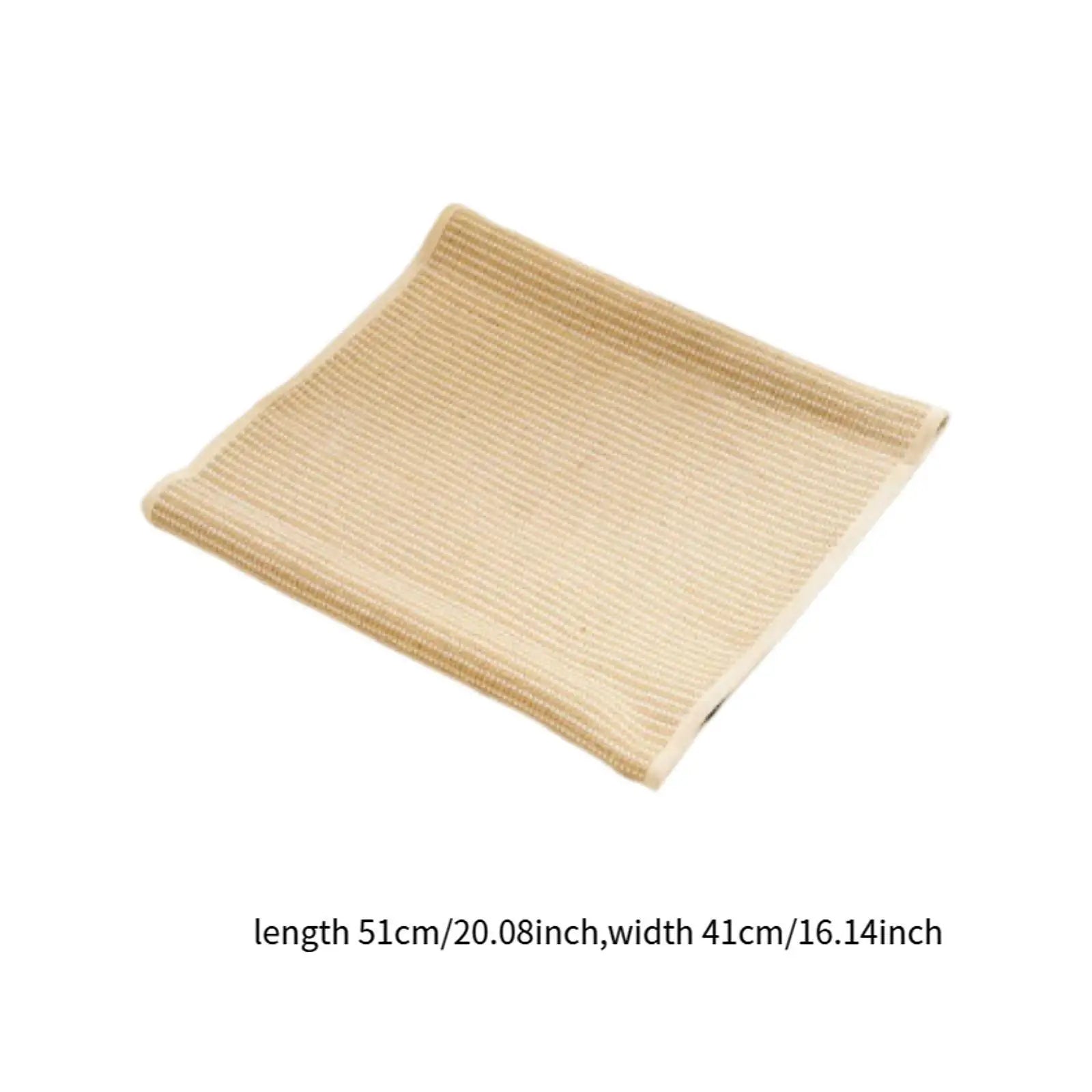 Cat Bed Replacement Cover - Washable Linen Mat for Elevated Pet Cot & Hammock Beds