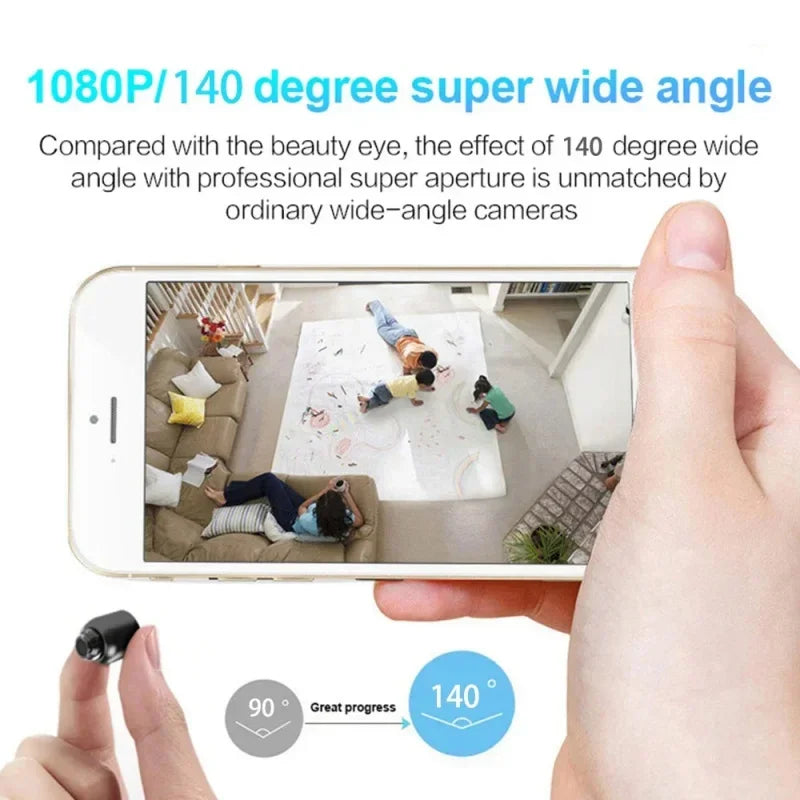 WiFi Smart Security Camera - 4K HD Home Monitoring with Night Vision & Motion Detection