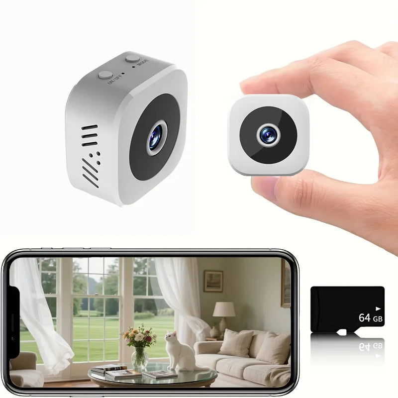 Xiaomi Mini Pet Camera - 1080P HD Wireless Cat Monitor with Night Vision for Home Security