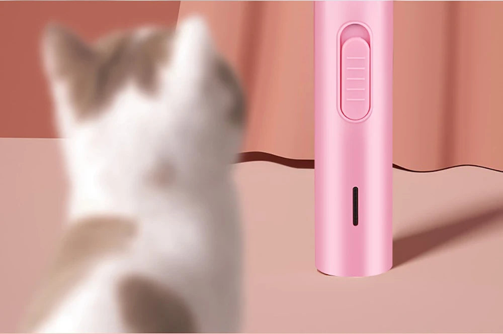 Professional Pet Paw Trimmer - Rechargeable Electric Grooming Clipper for Cats & Small Dogs