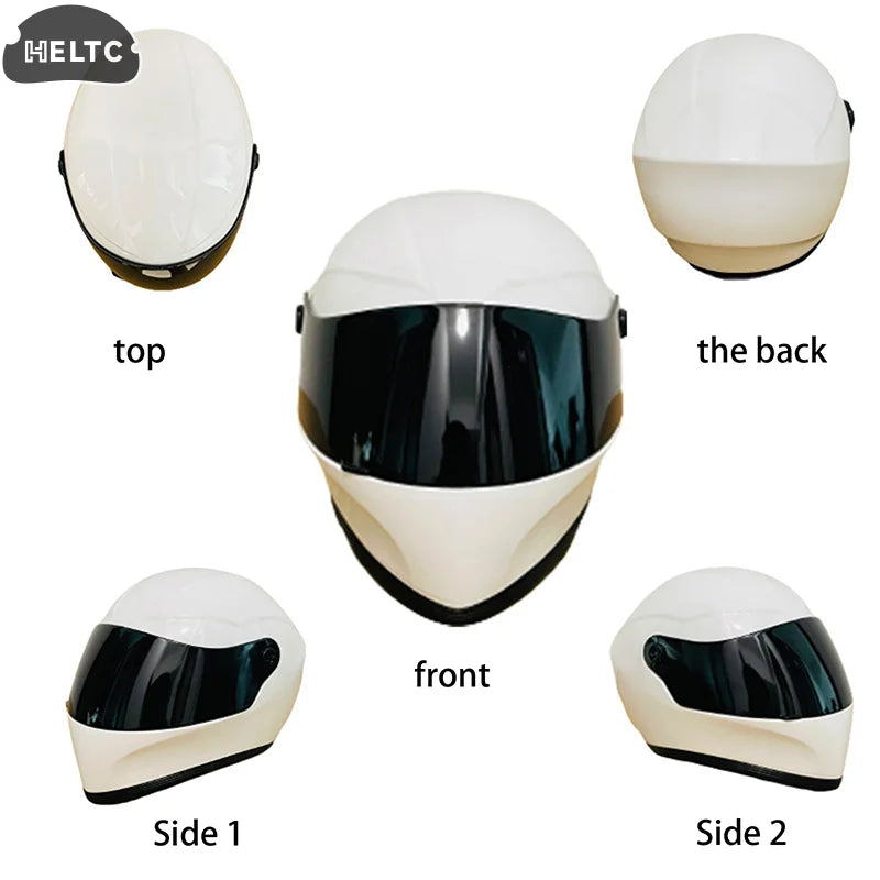 Cat Safety Helmet - Mini Motorcycle Style Pet Photo Prop & Protective Headwear