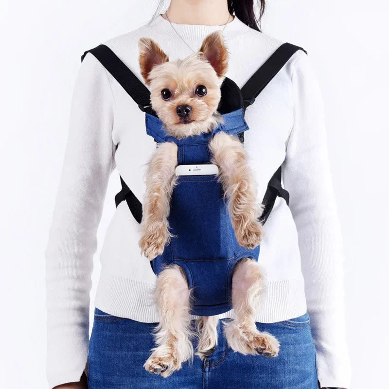 Cat Carrier Backpack - Breathable Front & Back Pet Rucksack for Outdoor Travel and Adventures