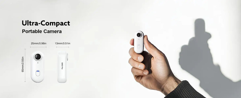 4K Ultra-Compact WiFi Action Camera - Thumb-Sized Wireless Recording Device for Pet Monitoring & Family Adventures