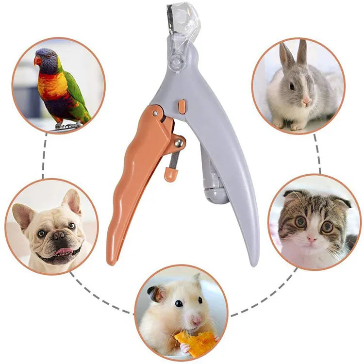 LED Illuminated Pet Nail Clippers - Professional Precision Trimmers for Cats, Dogs & Small Animals