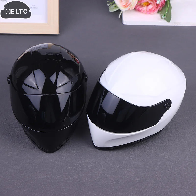 Cat Safety Helmet - Mini Motorcycle Style Pet Photo Prop & Protective Headwear