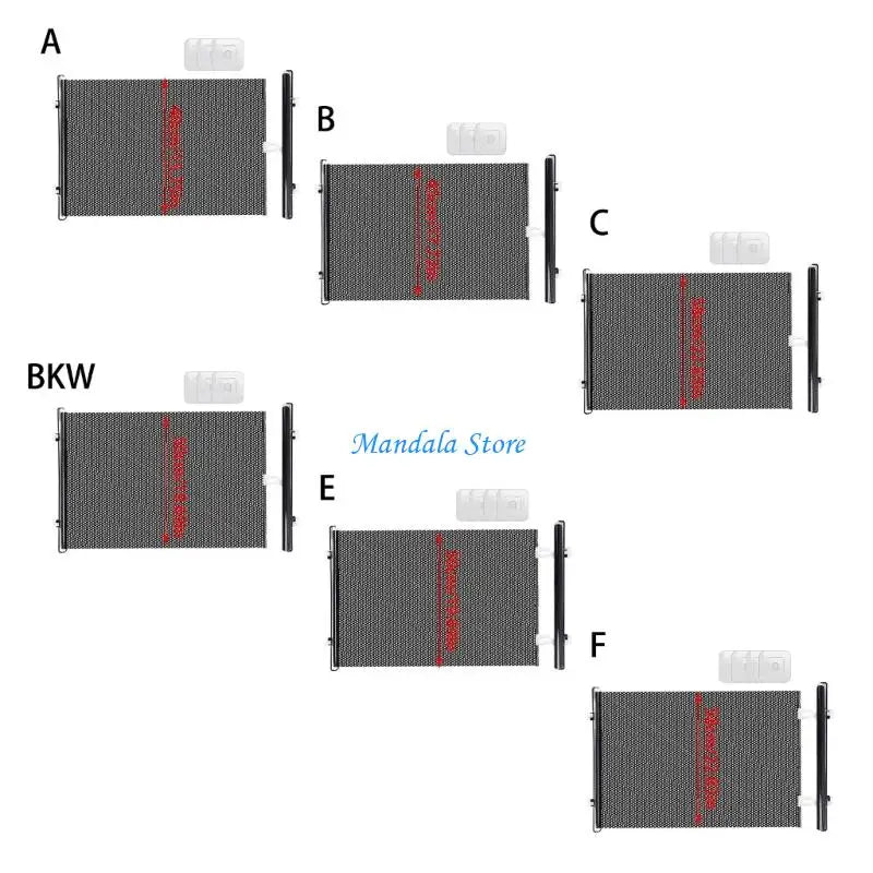 Expandable Cat Barrier Gate - Adjustable Retractable Safety Barrier for Small Pets & Kittens
