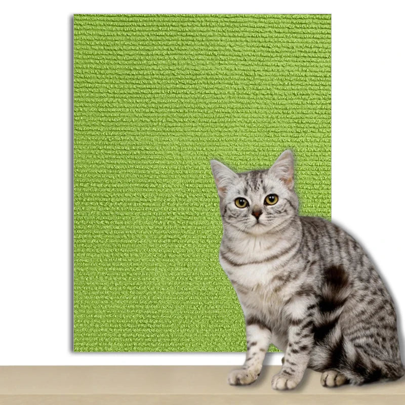 Self-Adhesive Cat Scratch Protection Mat - Wall & Furniture Guard for Sofas and Chairs