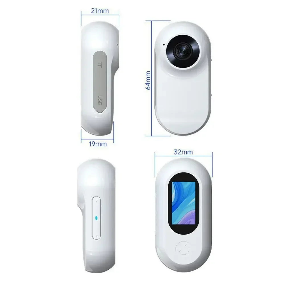 HD Pet Camera Collar - 1080P Wearable Video Recorder for Cats & Dogs with Colour Display