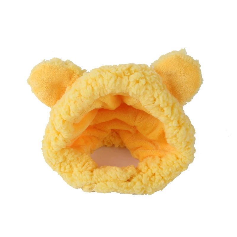 Adorable Bear-Shaped Winter Hat for Cats – Cosy Costume Accessory