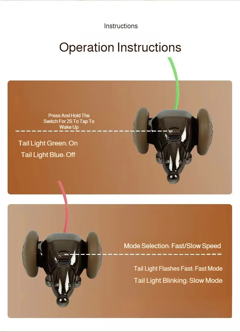 Natural Catnip Mouse Toy - Interactive Play & Entertainment for Cats