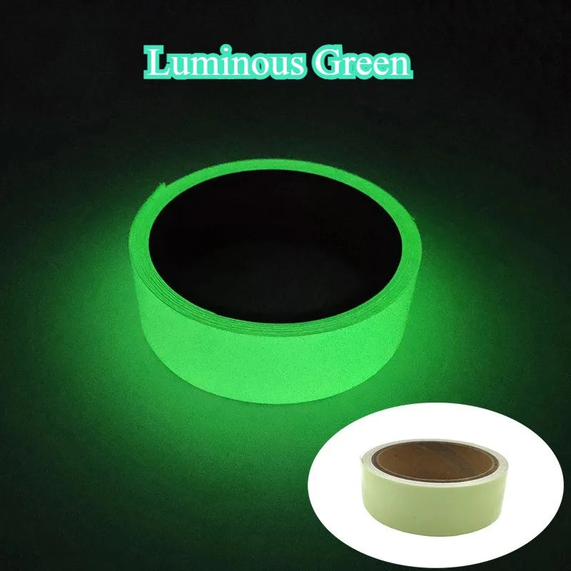 Glow-in-the-Dark Safety Tape for Cats - Luminous Anti-Slip Stair Markers & Home Warning Strips
