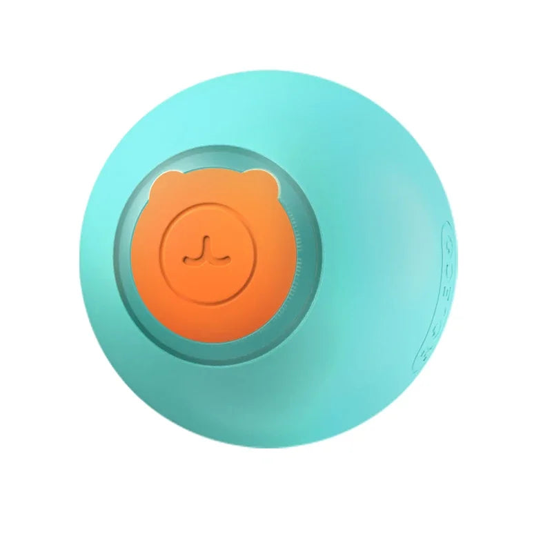 ROJECO Smart Interactive Cat Ball - Self-Rolling Electric Toy with LED Lights for Active Play & Exercise