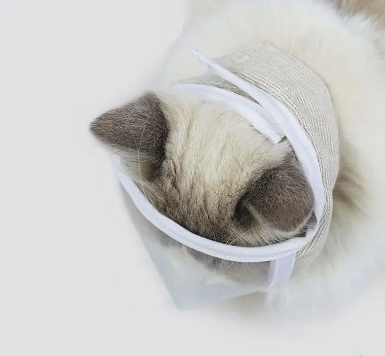 Cat Grooming Muzzle - Transparent Breathable Anti-Bite Mask for Grooming & Veterinary Care