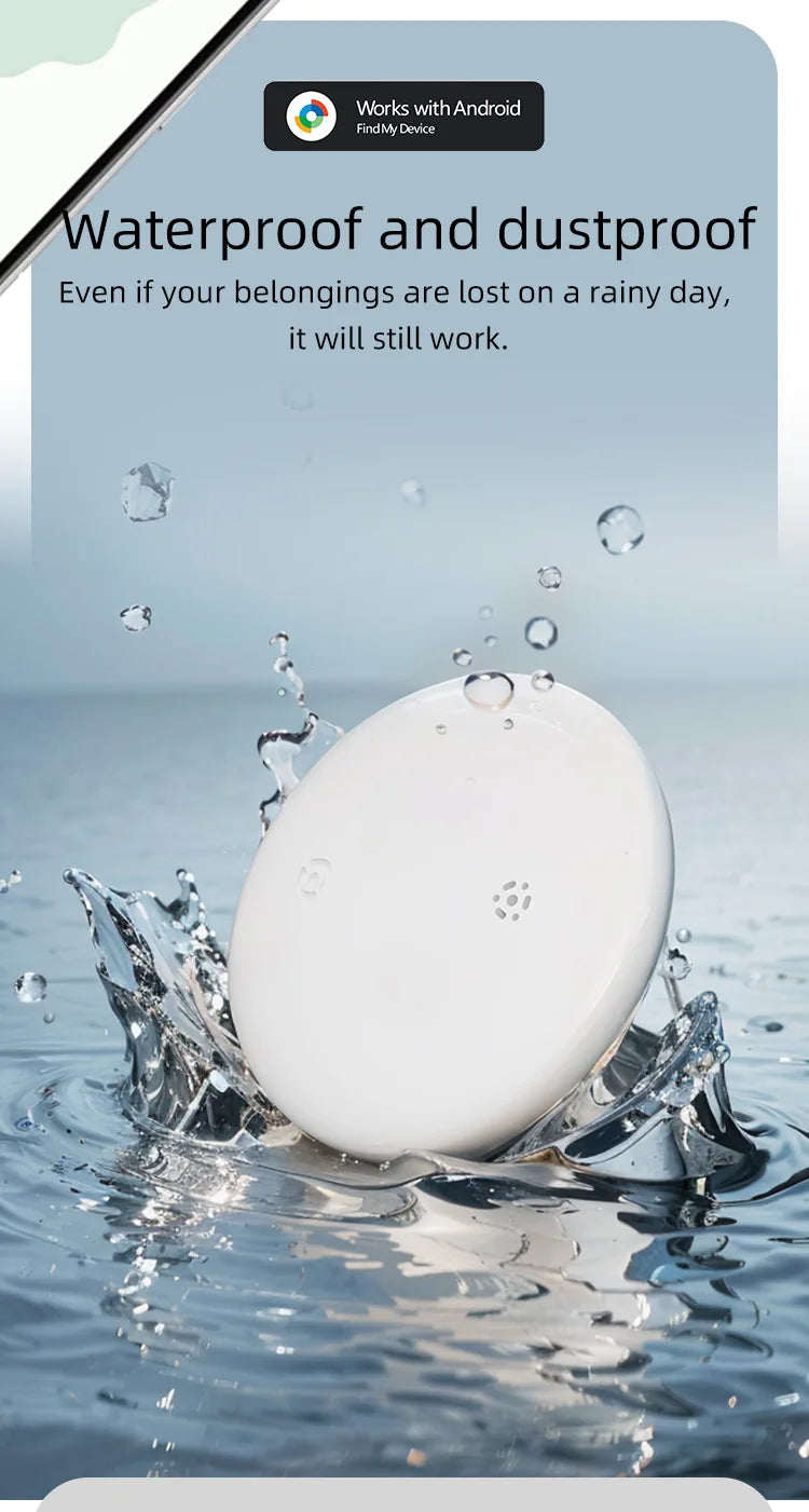 GPS Pet Tracker for Cats - Google Find My Device Compatible Locator for Felines, Works with Android