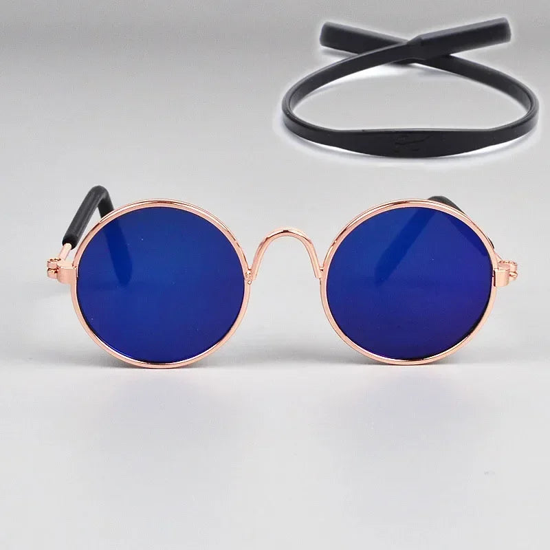 Cat Sunglasses with UV Protection - Cute Pet Photo Props for Cats & Small Dogs