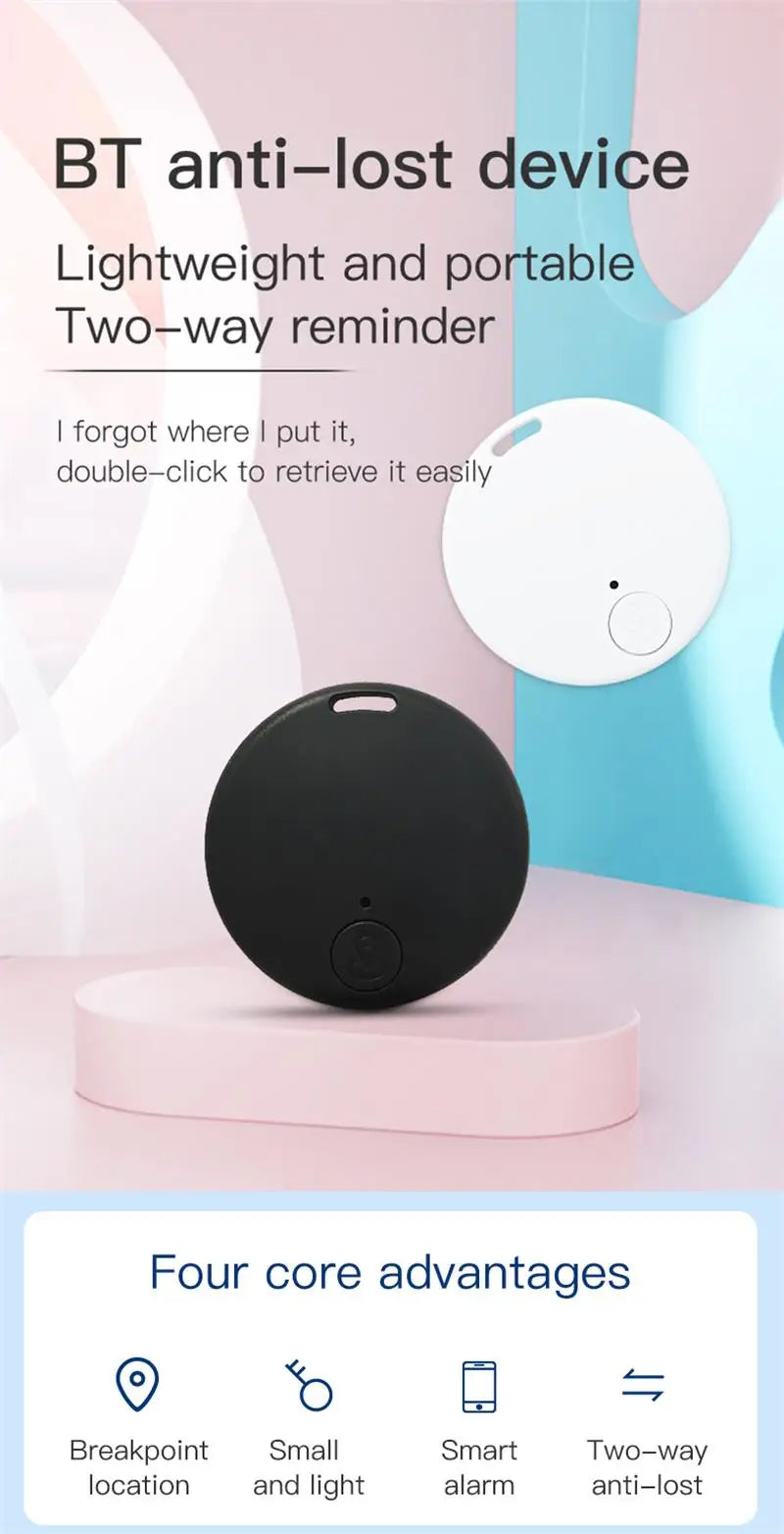 Bluetooth Cat Safety Tracker - Mini GPS Locator with Anti-Loss Alerts for Indoor/Outdoor Cats