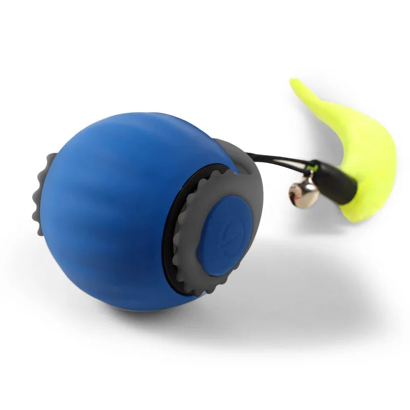 Interactive Smart Cat Ball - Self-Rolling Electronic Toy with Motion Sensors & Bite-Resistant Design