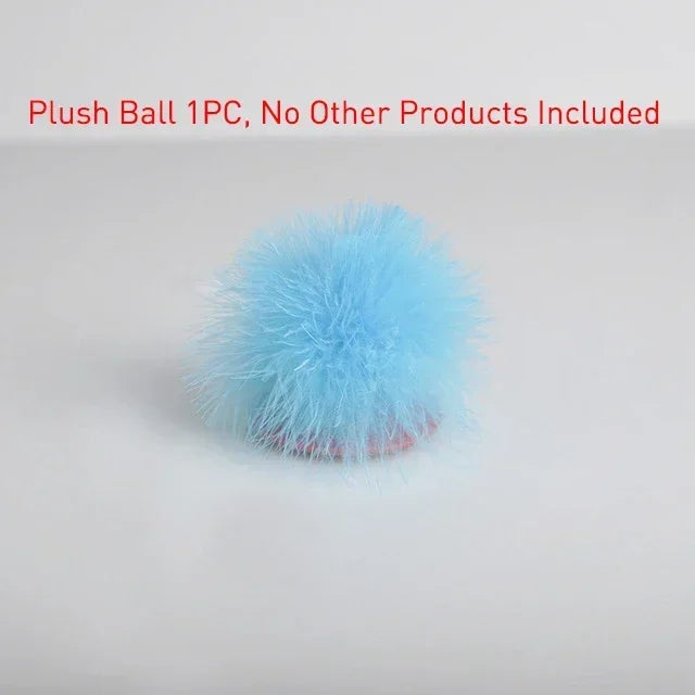 Magnetic Levitation Cat Toy - Rechargeable Interactive Feather Spinner with Plush Balls