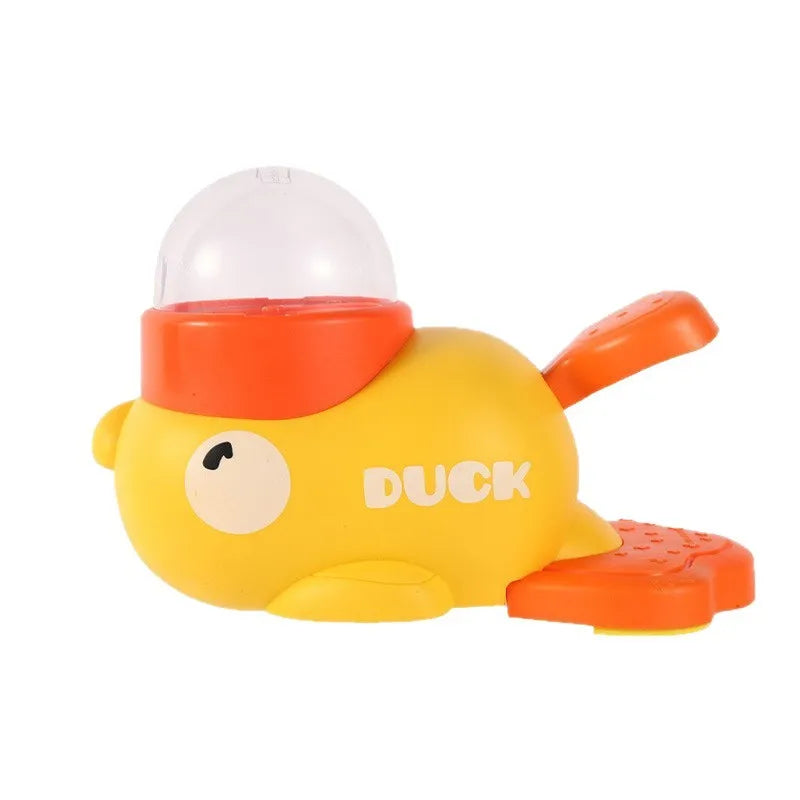 Yellow Duck Interactive Treat Dispenser - Puzzle Feeder for Cats