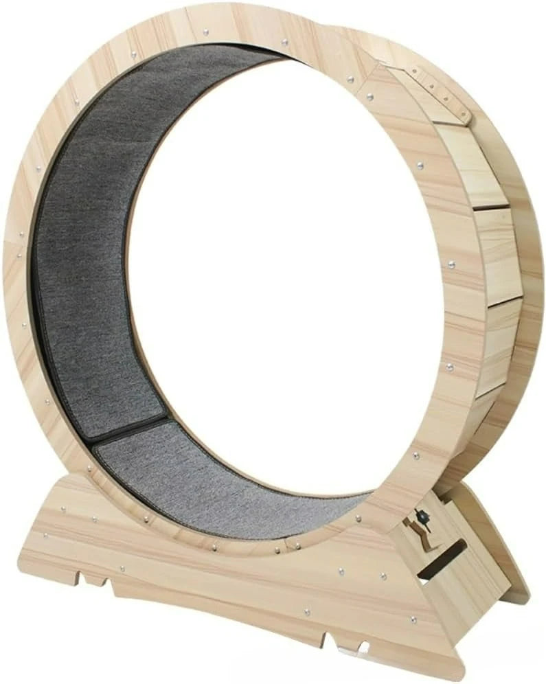Silent Cat Exercise Wheel - Premium Indoor Running Wheel with Safety Guard