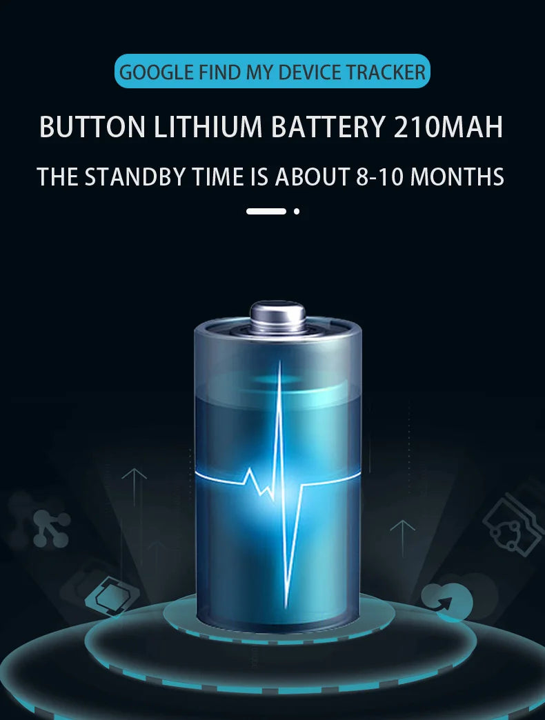 Mini GPS Pet Tracker for Cats - Real-Time Location Finder with Android & Google Compatibility