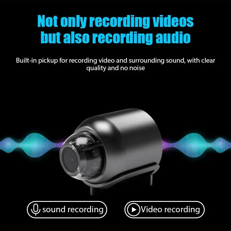 WiFi Smart Security Camera - 4K HD Home Monitoring with Night Vision & Motion Detection