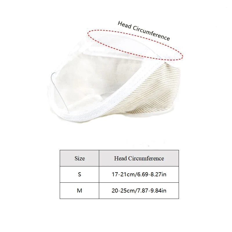 Cat Grooming Muzzle - Transparent Breathable Anti-Bite Mask for Grooming & Veterinary Care