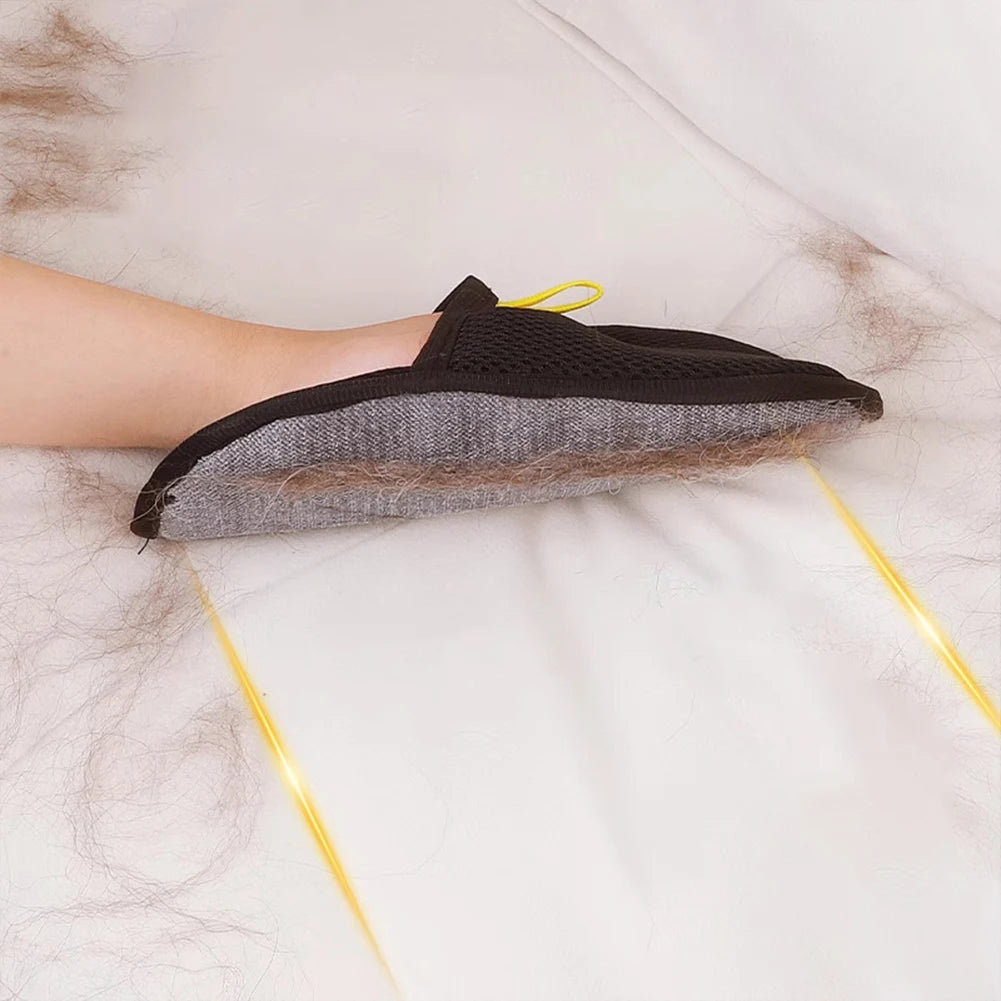 Professional Pet Hair Remover Mitt - Double-Sided Grooming Glove for Cats, Dogs & Rabbits