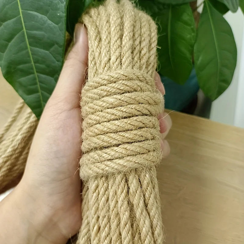 Natural Sisal Rope for Cat Scratching Posts - 10m/20m/50m DIY Cat Scratcher Repair & Furniture Protection