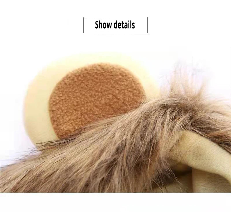 Lion Mane Cat Costume - Adorable Fancy Dress Wig