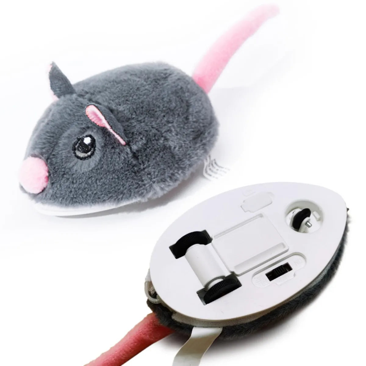 Interactive Electric Mouse Cat Toy - Realistic Moving Plush Pet Entertainment