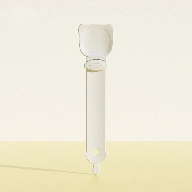 Cat Food Feeding Spoon with Long Handle | Lickable Treat Dispenser for Wet Food & Pastes (1-3 Pack)