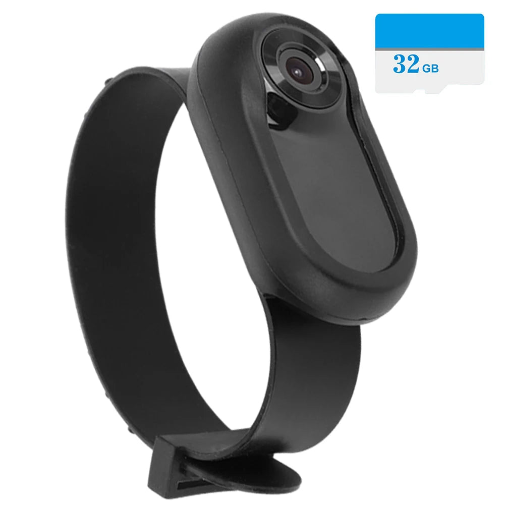 Pet Collar Camera - HD 1080P Wireless Action Camera with Silicone Collar & LCD Screen
